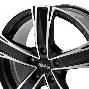 ADVANTI Raccoon Black matt polished