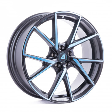ALUTEC ADX.01 racing-black frontpoliert blue