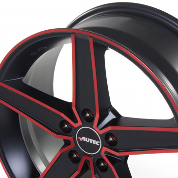 AUTEC Delano Schwarz matt rot elox