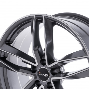 AVUS Racing AF16 ANTHRACITE POLISHED
