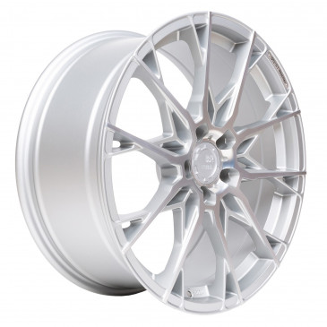 B52-Wheels X1 Reflective silver matt machined