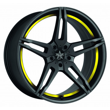 BARRACUDA Starzz Mattblack Puresports / undercut Color Trim gelb
