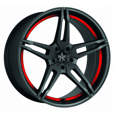 BARRACUDA Starzz Mattblack Puresports / undercut Color Trim rot