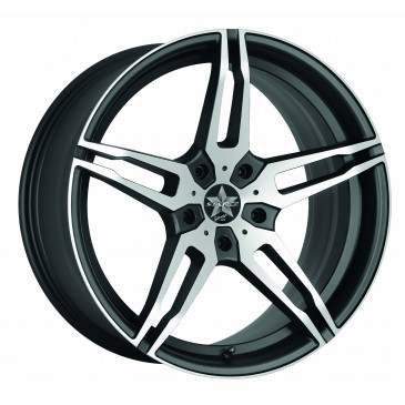 BARRACUDA Starzz+Trackspacer Mattblack-polished