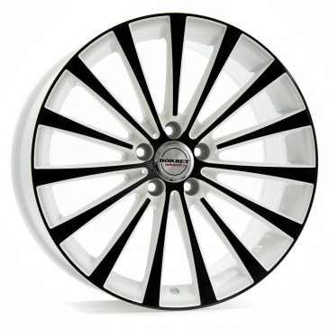 Borbet BLX white black glossy