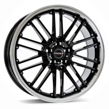 Borbet CW2 black rim polished
