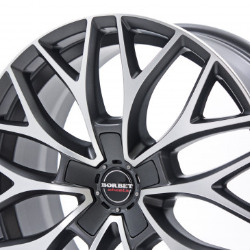 Borbet DY dark grey polished matt