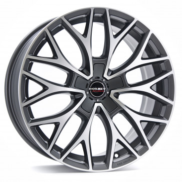 Borbet DY dark grey polished matt