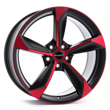 Borbet S black red matt