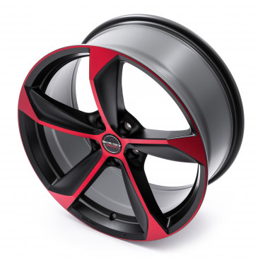 Borbet S black red matt