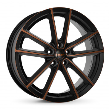 Borbet W black copper polished matt