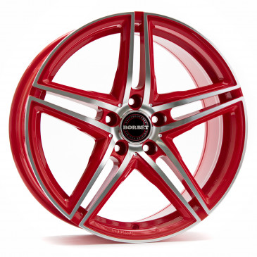 Borbet XRT racetrack red polished