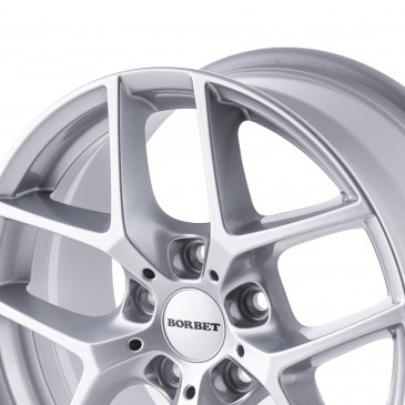Borbet Y M crystal silver