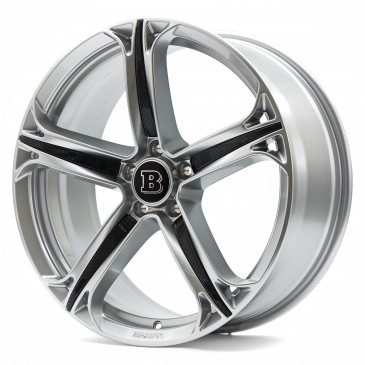 Brabus Monoblock T Sterlingsilber mit Intarsien im Carbon Design