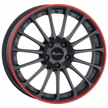 Breyton Magic CW Matt Grey with Red Anodized Lip
