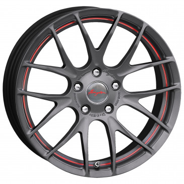 Breyton Race GTS-R Matt Gun with Red Undercut Area