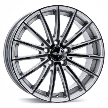 Brock B36 kristallsilber-black lackiert
