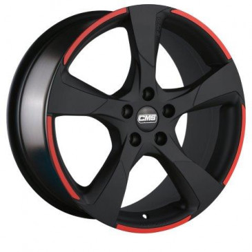 CMS C18 Matt Black Red