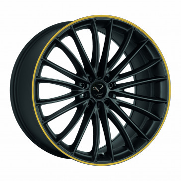 Corspeed Le mans Mattblack Puresports / Color Trim gelb