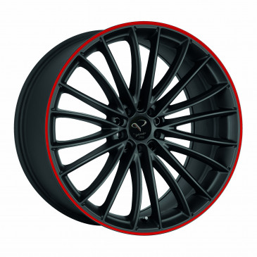 Corspeed Le mans Mattblack Puresports / Color Trim rot