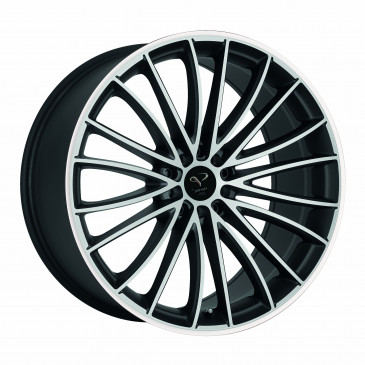 Corspeed Le mans Mattblack-polished / Color Trim weiss