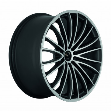 Corspeed Le mans+Trackspacer Mattblack-polished