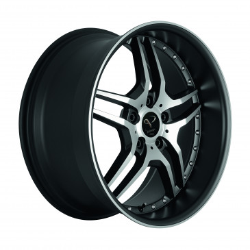 Corspeed Vegas Highgloss black polished inox lip