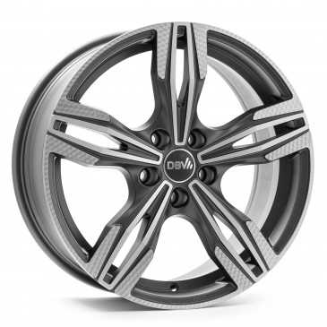 DBV Vienna matt gun metal, rotationspoliert