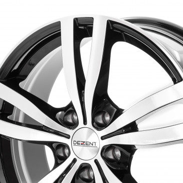 DEZENT TC Black/polished front