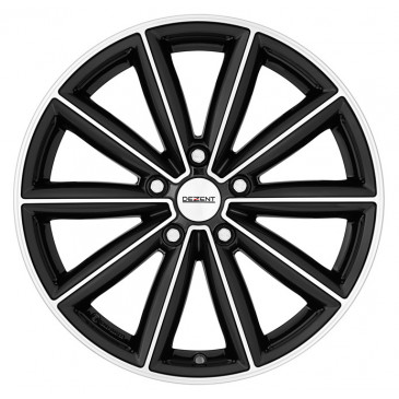 DEZENT TM BLACK/POLISHED FRONT