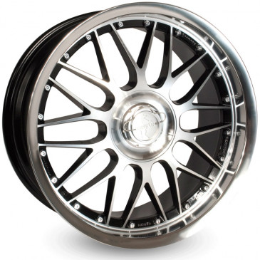 KESKIN KT4 BLACK FRONT POLISH STEEL LIP