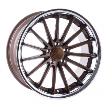 La Chanti Performance LC-P12 Black Machined / Chrome Lip