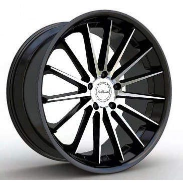La Chanti Performance LC-P12 Black Machined / Chrome Lip