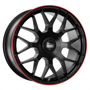 MAM GT1 BLACK PAINTED LIP RED
