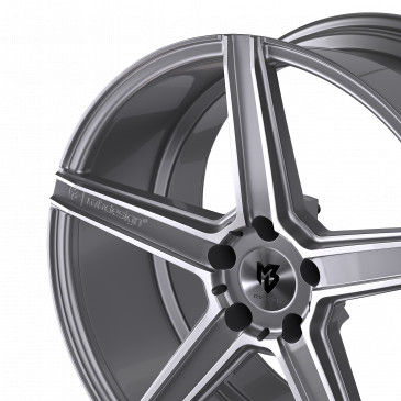 MB-DESIGN KV1 Glanzgrau poliert