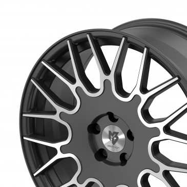 MB-DESIGN LV2 Mattgrau poliert