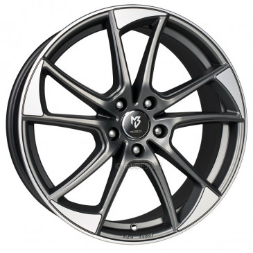 MB-DESIGN mb1 Mattgrau poliert