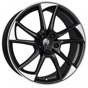 MB-DESIGN mb1 Mattschwarz poliert