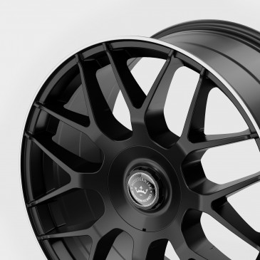 Meisterwerk Wheels MW07 black / lip polished