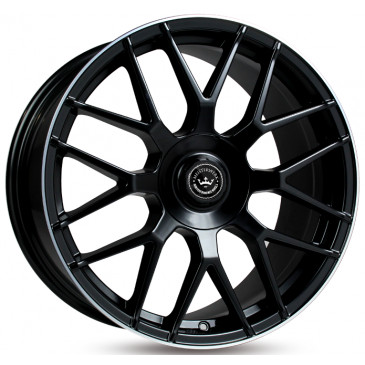 Meisterwerk Wheels MW07 black / lip polished