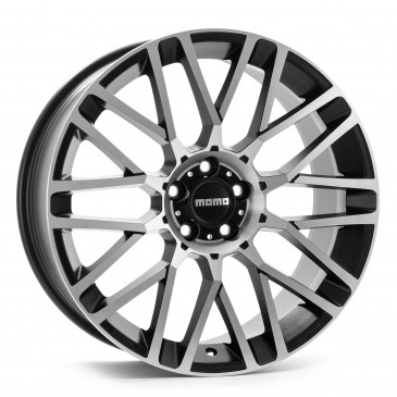 MOMO Revenge EVO matt black diamond cut