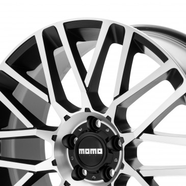 MOMO Revenge EVO matt black diamond cut