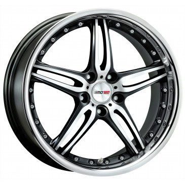 MOTEC MCT2 hyper black/steel lip