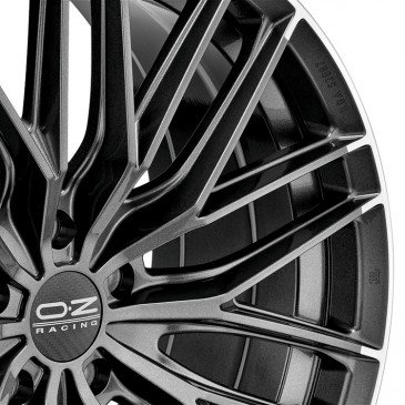 OZ RACING GRAN TURISMO HLT STAR GRAPHITE D.CUT