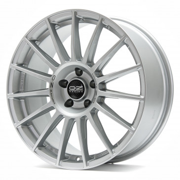 OZ RACING SUPERTURISMO DAKAR MATT RACE SILVER + BLACK LETTERING