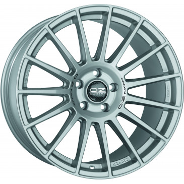 OZ RACING SUPERTURISMO DAKAR MATT RACE SILVER + BLACK LETTERING