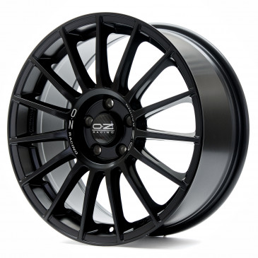 OZ RACING SUPERTURISMO LM MATT BLACK+SILVER LETTERING