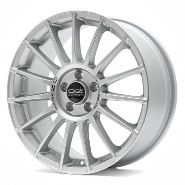 OZ RACING SUPERTURISMO LM MATT RACE SILVER + BLACK LETTERING