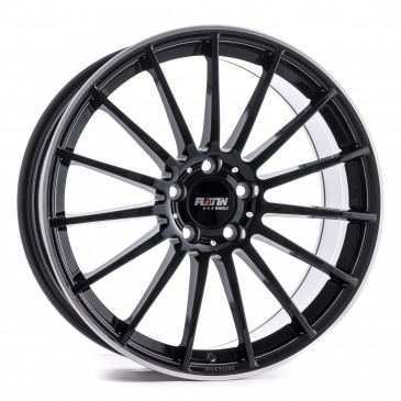 Platin Wheels P 75 BLACK LIP POLISHED