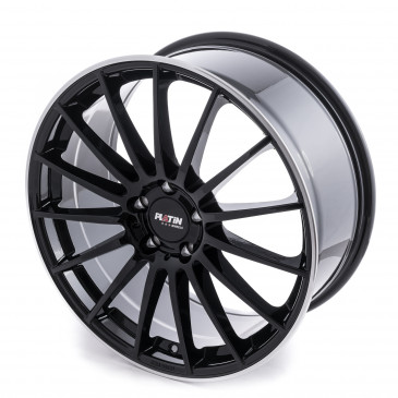 Platin Wheels P 75 BLACK LIP POLISHED